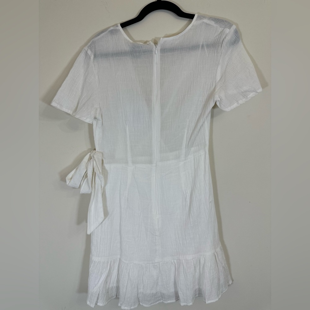 Princess Polly White Ruffle Mini Dress - Picture 3 of 3